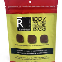 100% Guilt FREE Dark Chocolate Snack - Romanicos Chocolate