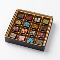 16pc Chocolate Art Box - Premium Venezuelan Dark Chocolate Bonbons