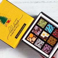 Happy Holidays Piccolo Size Chocolate Art Box
