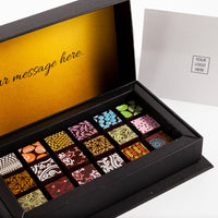 Corporate Chocolate Art Mini Scrabble Box - Romanicos Chocolate