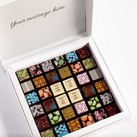 Corporate Chocolate Art Scrabble Box - Romanicos Chocolate