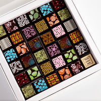 Corporate Chocolate Art Scrabble Box - Romanicos Chocolate