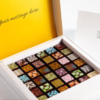 Corporate Chocolate Art Scrabble Box - Romanicos Chocolate