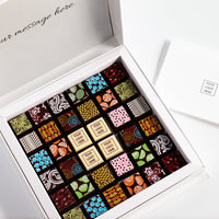 Corporate Chocolate Art Scrabble Box - Romanicos Chocolate