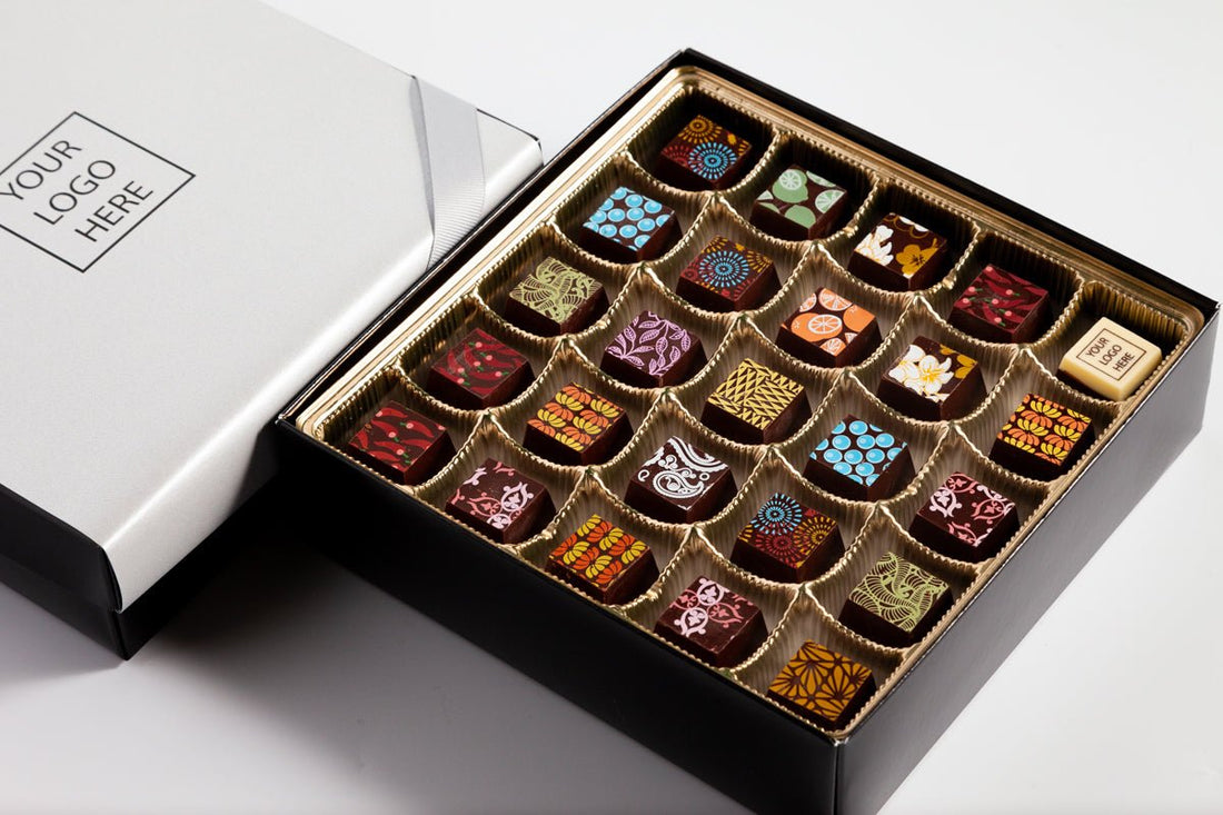Corporate Double King Chocolate Art Box - Romanicos Chocolate