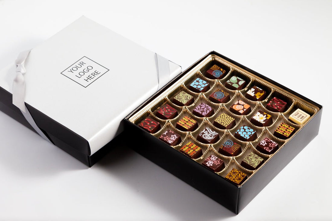 Corporate Double King Chocolate Art Box - Romanicos Chocolate