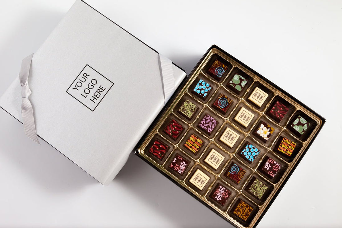 Corporate Double King Chocolate Art Box - Romanicos Chocolate