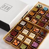 Corporate Double Queen Chocolate Art Box - Romanicos Chocolate