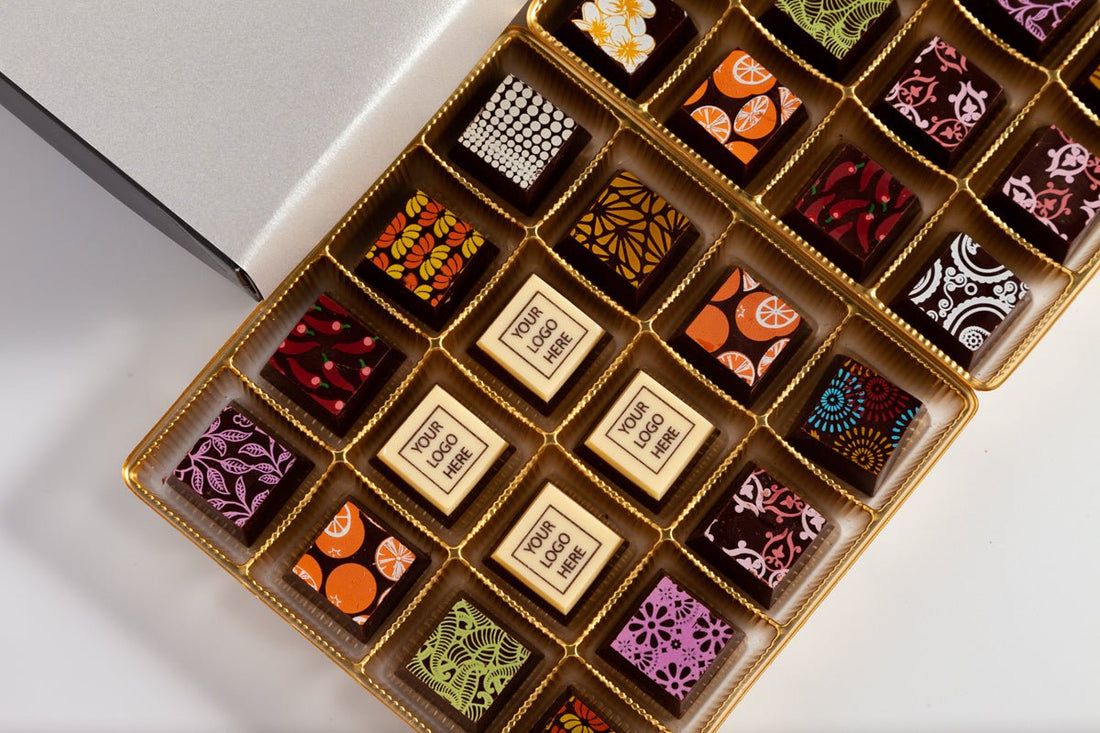 Corporate Double Queen Chocolate Art Box - Romanicos Chocolate