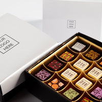 Corporate Double Queen Chocolate Art Box - Romanicos Chocolate