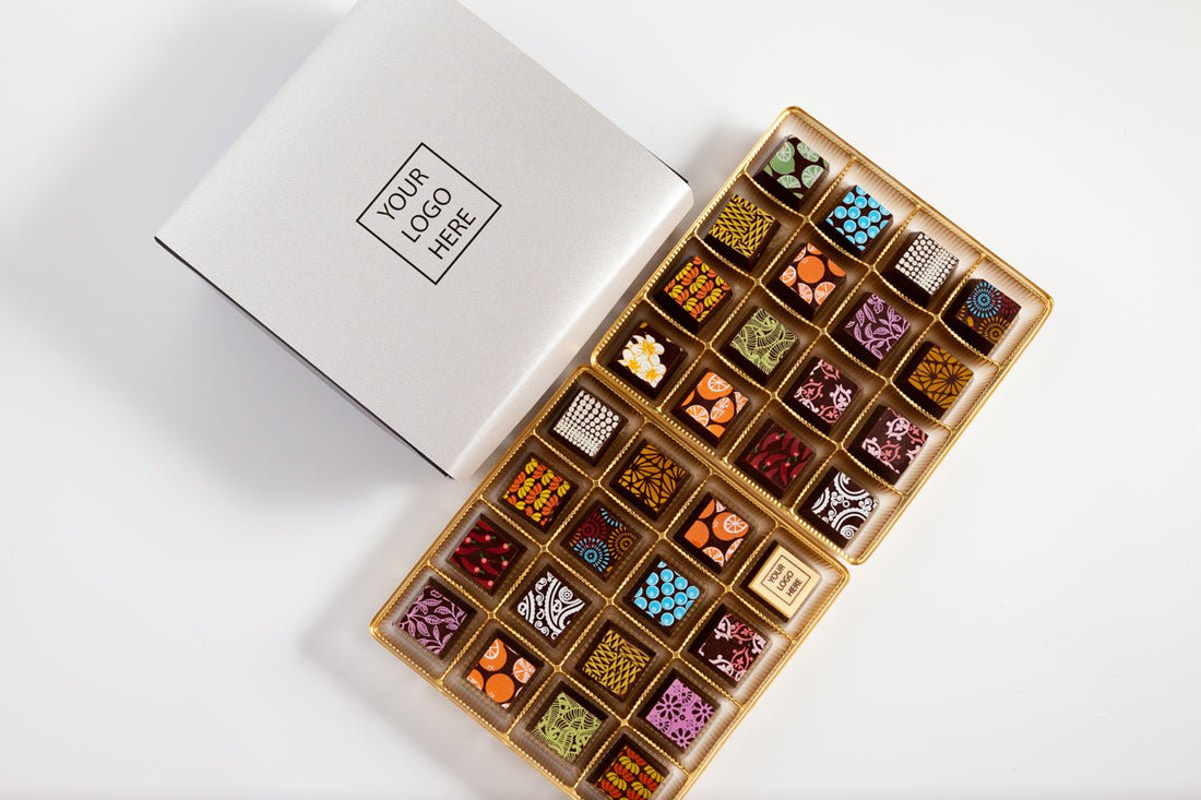 Corporate Double Queen Chocolate Art Box - Romanicos Chocolate