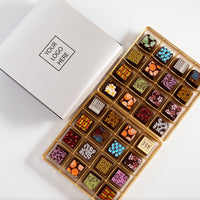 Corporate Double Queen Chocolate Art Box - Romanicos Chocolate