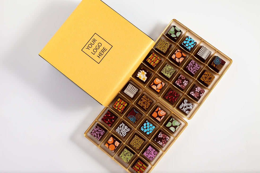 Corporate Double Queen Chocolate Art Box - Romanicos Chocolate