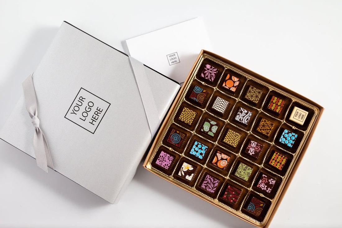 Corporate 25pc Chocolate Art Box - Romanicos Chocolate