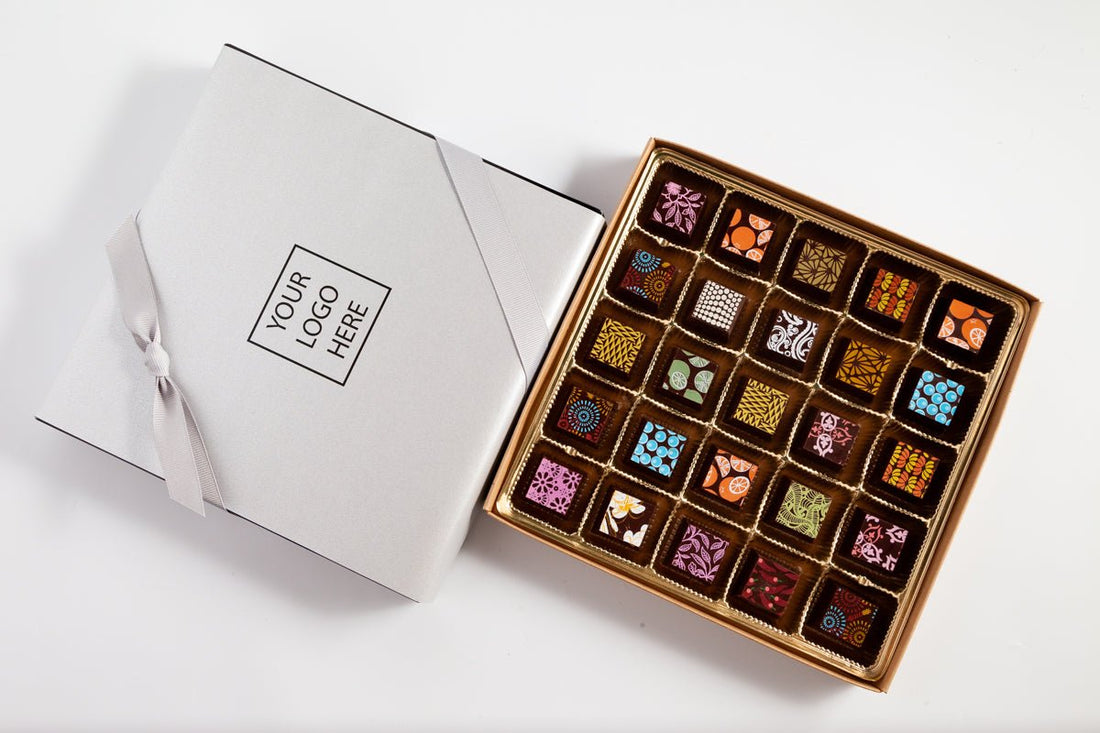 Corporate 25pc Chocolate Art Box - Romanicos Chocolate