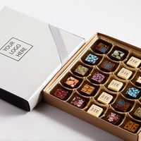 Corporate Single King Chocolate Art Box - Romanicos Chocolate