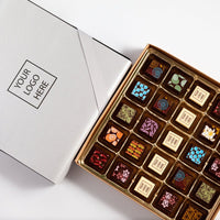 Corporate Single King Chocolate Art Box - Romanicos Chocolate