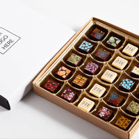 Corporate Single King Chocolate Art Box - Romanicos Chocolate