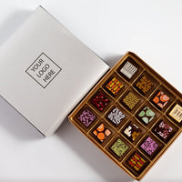 Corporate Single Queen Chocolate Art Box - Romanicos Chocolate