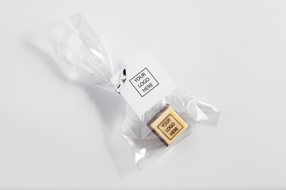Custom Chocolate Party Favor with Tag - Romanicos Chocolate