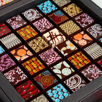 Easter Chocolate Art Scrabble Box - Romanicos Chocolate