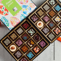 Easter Double Queen Chocolate Art Box (32 Pieces) - Romanicos Chocolate