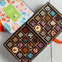 Easter Double Queen Chocolate Art Box (32 Pieces) - Romanicos Chocolate