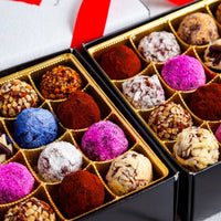I Love You Double Queen Signature Truffle Box (32 Pcs) - Romanicos Chocolate