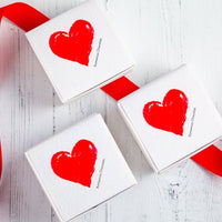 I Love You Party Favor Chocolate Art Box - Romanicos Chocolate