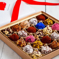 King Size Signature Truffles I Love You Box - Romanicos Chocolate