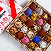 King Size Signature Truffles Thank You Box - Romanicos Chocolate