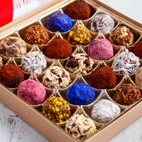 King Size Signature Truffles Thank You Box - Romanicos Chocolate