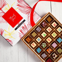 King Size Thank You Chocolate Art Box - Romanicos Chocolate