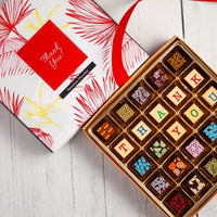 King Size Thank You Chocolate Art Box - Romanicos Chocolate