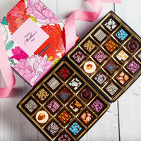 Mother's Day Double Queen Chocolate Art Box (32 Pieces) - Romanicos Chocolate
