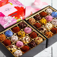 Mother's Day Double Queen Signature Truffle Box (32 Pieces) - Romanicos Chocolate