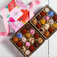 Mother's Day Double Queen Signature Truffle Box (32 Pieces) - Romanicos Chocolate