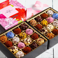 Mother's Day Double Queen Signature Truffle Box (32 Pieces) - Romanicos Chocolate