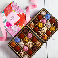 Mother's Day Double Queen Signature Truffle Box (32 Pieces) - Romanicos Chocolate