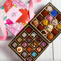 Mother's Day Queen Mix Box (32 Pcs: 16 Bonbons and 16 Truffles) - Romanicos Chocolate