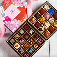 Mother's Day Queen Mix Box (32 Pcs: 16 Bonbons and 16 Truffles) - Romanicos Chocolate
