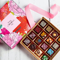 Mother's Day Single Queen Chocolate Art Box (16 Pieces) - Romanicos Chocolate