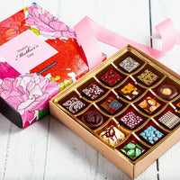 Mother's Day Single Queen Chocolate Art Box (16 Pieces) - Romanicos Chocolate