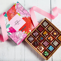 Mother's Day Single Queen Chocolate Art Box (16 Pieces) - Romanicos Chocolate