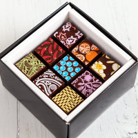 Piccolo Size Chocolate Art Thank You Box - Romanicos Chocolate