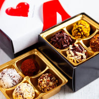 Piccolo Size Signature Truffles I Love You Box - Romanicos Chocolate