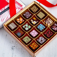 Queen Size Chocolate Art Thank You Box - Romanicos Chocolate