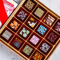 Queen Size Chocolate Art Thank You Box - Romanicos Chocolate