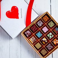 Queen Size I Love You Chocolate Art Box - Romanicos Chocolate
