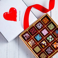 Queen Size I Love You Chocolate Art Box - Romanicos Chocolate